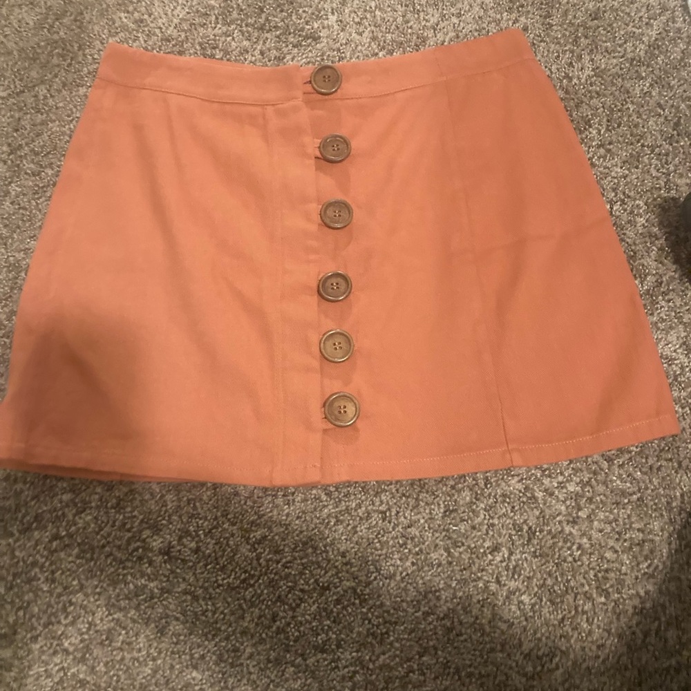 Burnt orange skirt from Shein. Size large.
